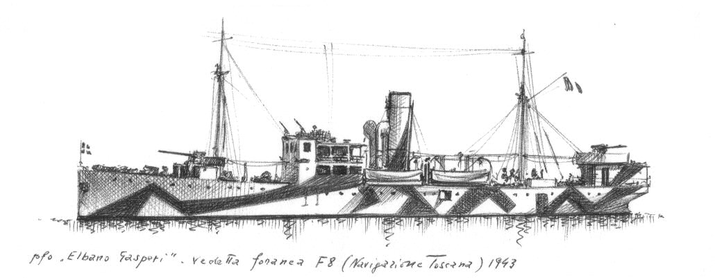 1943 - Piroscafo 'Elbano Gaspari'